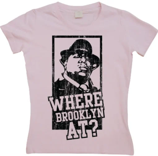 Where Brooklyn At Girly T-shirt