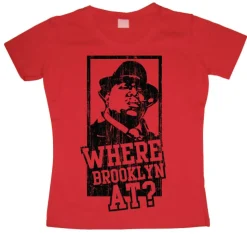 Where Brooklyn At Girly T-shirt