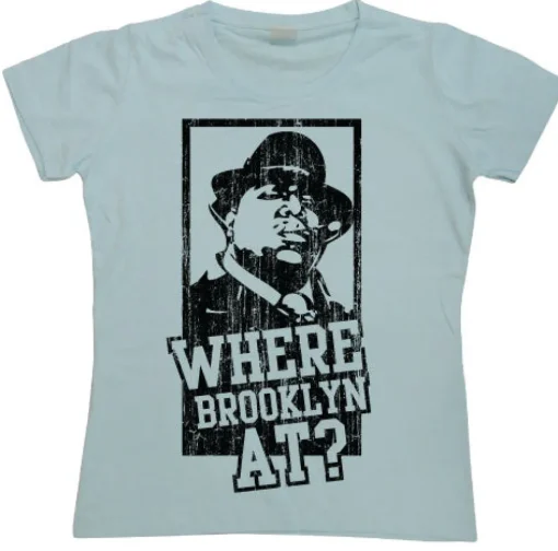 Where Brooklyn At Girly T-shirt