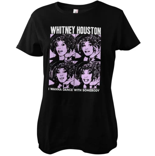 Whitney Houston Pop Art T-Shirt Girly Tee