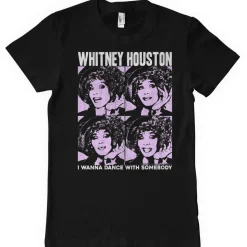 Whitney Houston Pop Art T-Shirt T-Shirt