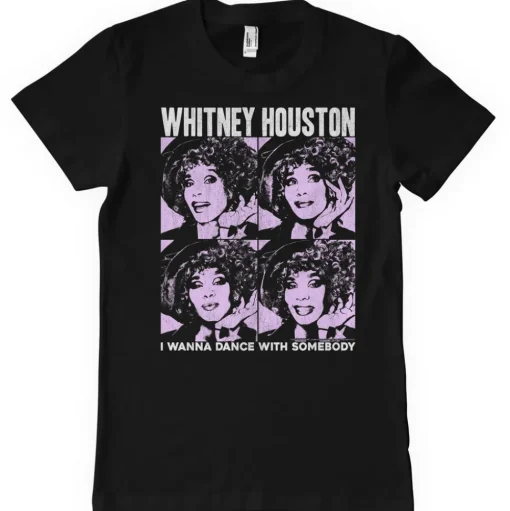 Whitney Houston Pop Art T-Shirt T-Shirt