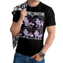 Whitney Houston Pop Art T-Shirt T-Shirt