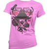 Who Cares Girly T-Shirt