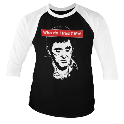 Who Do I Trust? Me! Baseball 3/4 Sleeve Tee