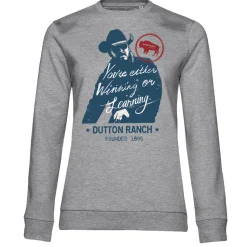 Winning Or Learning Girly Sweatshirt