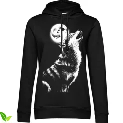 Wolf Howl Girly Hoodie