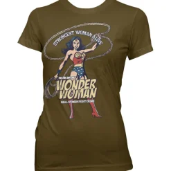 Wonder Woman - Strongest Woman Alive Girly Tee
