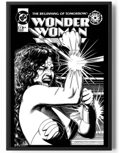 Wonder Woman BW Poster