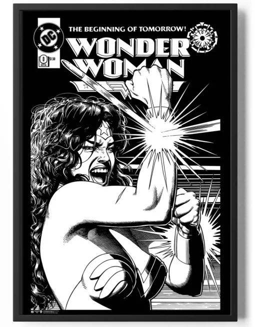 Wonder Woman BW Poster
