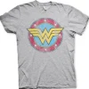 Wonder Woman Distressed Logo T-Shirt