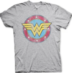 Wonder Woman Distressed Logo T-Shirt