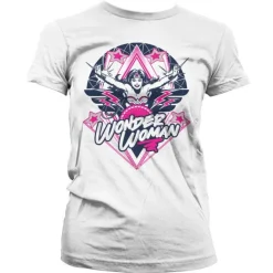 Wonder Woman Stars Girly T-Shirt