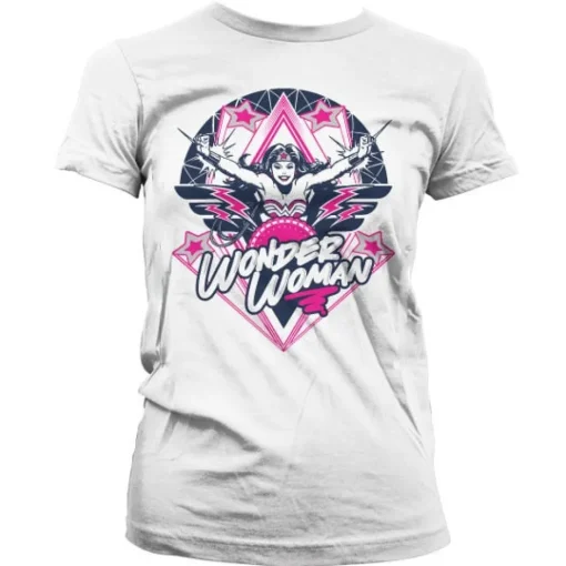 Wonder Woman Stars Girly T-Shirt