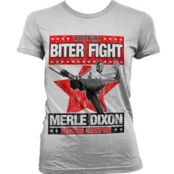 Woodbury Biter Fight Girly T-Shirt