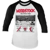 Woodstock - 3 Day Ticket Baseball Long Sleeve Tee