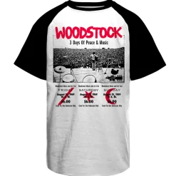 Woodstock - 3 Day Ticket Baseball T-Shirt