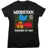 Woodstock - Summer Of 1969 Girly Tee