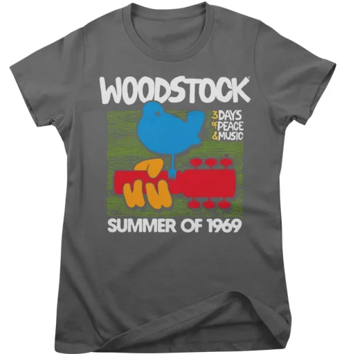 Woodstock - Summer Of 1969 Girly Tee