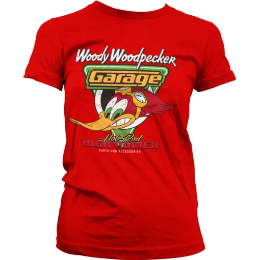 Woody Woodpecker Garage Girly Tee