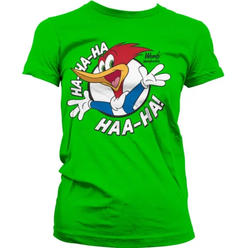 Woody Woodpecker HAHAHA Girly Tee