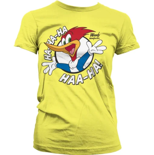 Woody Woodpecker HAHAHA Girly Tee