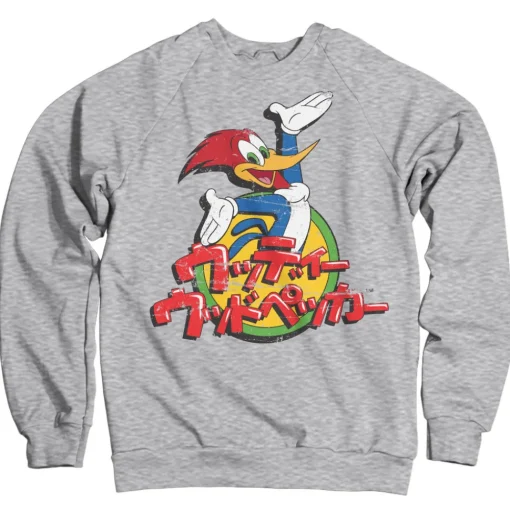 Woody Woodpecker Washed Japanese Logo Sweatshirt