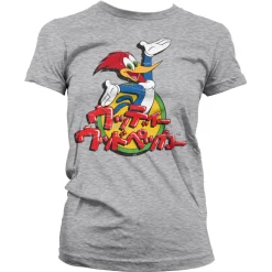 Woody Woodpecker Washed Japanese Logo Girly Tee