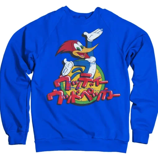 Woody Woodpecker Washed Japanese Logo Sweatshirt