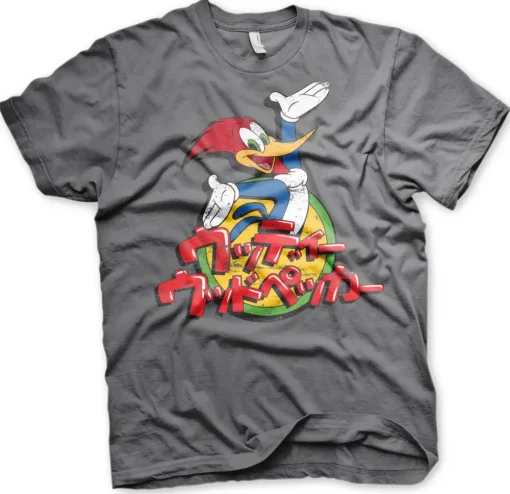 Woody Woodpecker Washed Japanese Logo T-Shirt