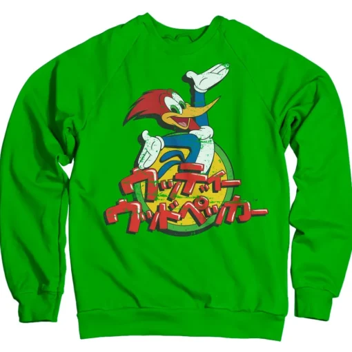Woody Woodpecker Washed Japanese Logo Sweatshirt