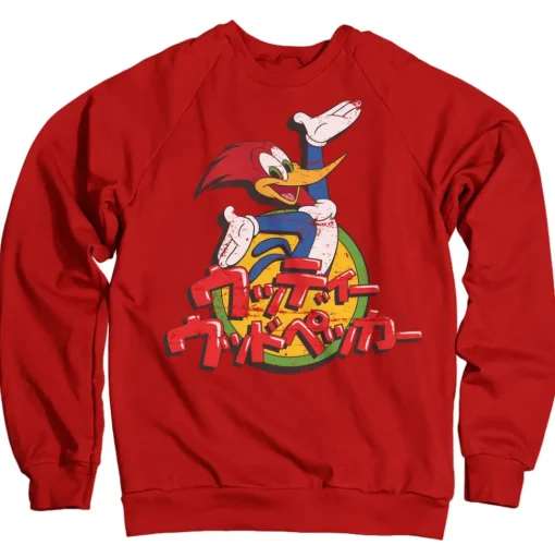 Woody Woodpecker Washed Japanese Logo Sweatshirt