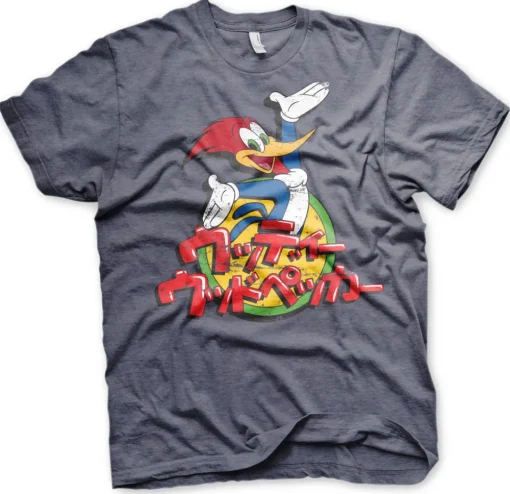 Woody Woodpecker Washed Japanese Logo T-Shirt