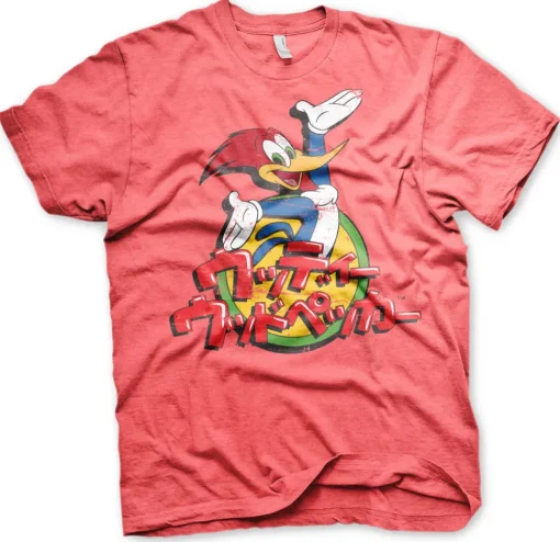Woody Woodpecker Washed Japanese Logo T-Shirt