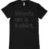 Words On A T-Shirt