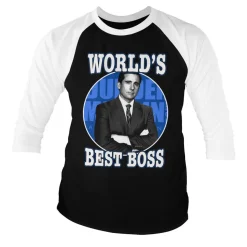 World's Best Boss Baseball 3/4 Sleeve Tee