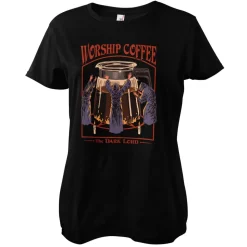 Worship Coffee Girly Tee