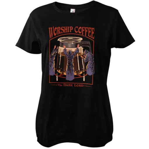 Worship Coffee Girly Tee