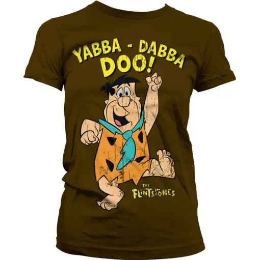 Yabba-Dabba-Doo Girly Tee