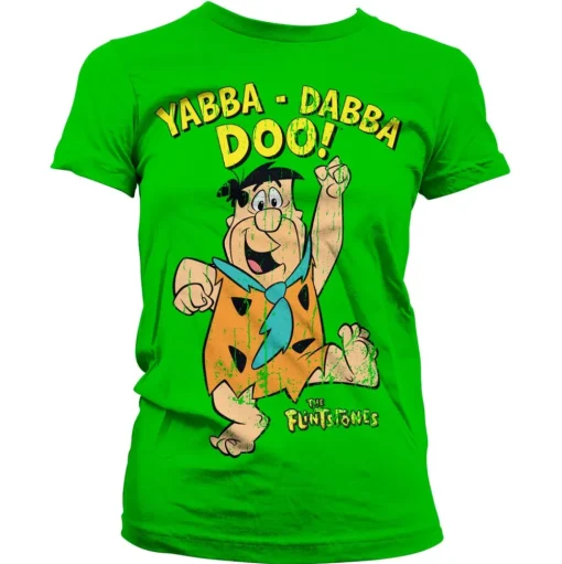 Yabba-Dabba-Doo Girly Tee