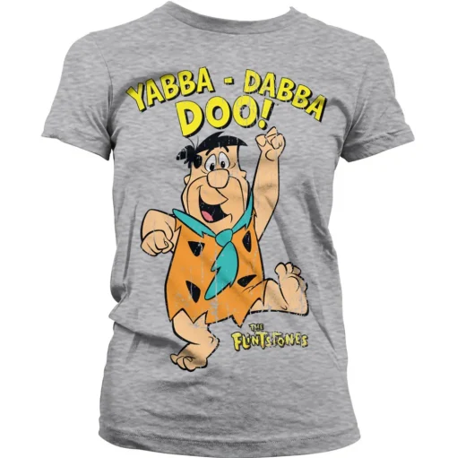 Yabba-Dabba-Doo Girly Tee