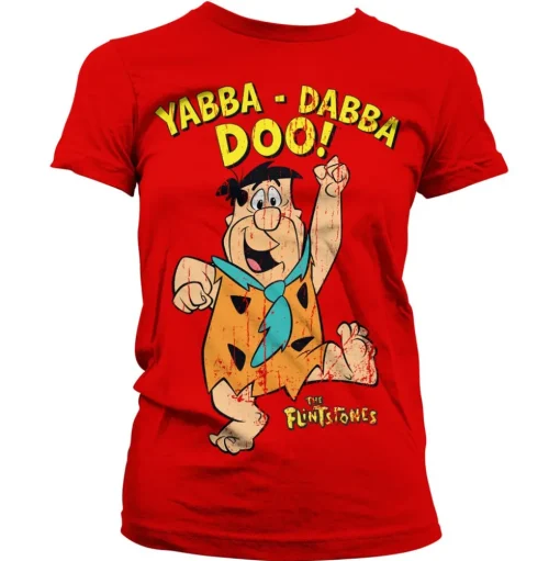 Yabba-Dabba-Doo Girly Tee