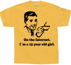 15 Year Old Girl On The Internet. T-Shirt