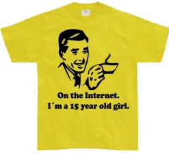 15 Year Old Girl On The Internet. T-Shirt