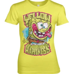 Yellow Is The Color Of Happiness Girly Tee