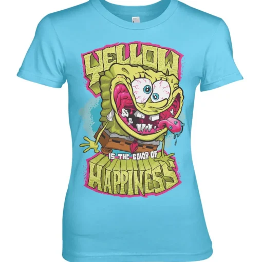 Yellow Is The Color Of Happiness Girly Tee