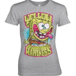 Yellow Is The Color Of Happiness Girly Tee