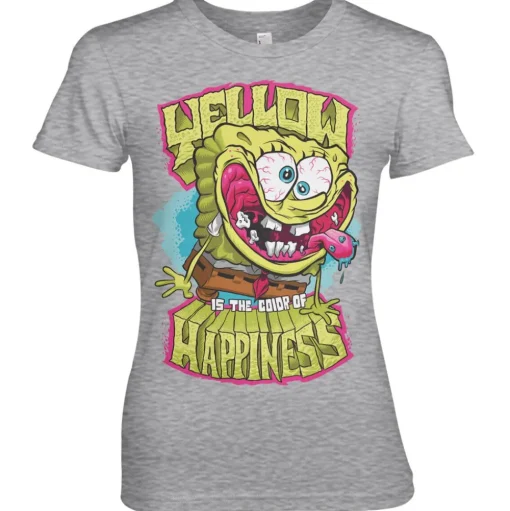Yellow Is The Color Of Happiness Girly Tee