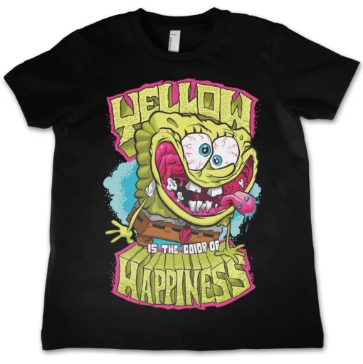 Yellow Is The Color Of Happiness Kids T-Shirt