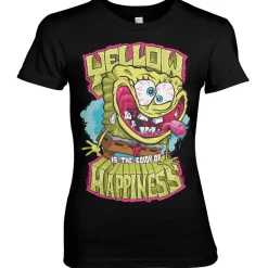 Yellow Is The Color Of Happiness Girly Tee